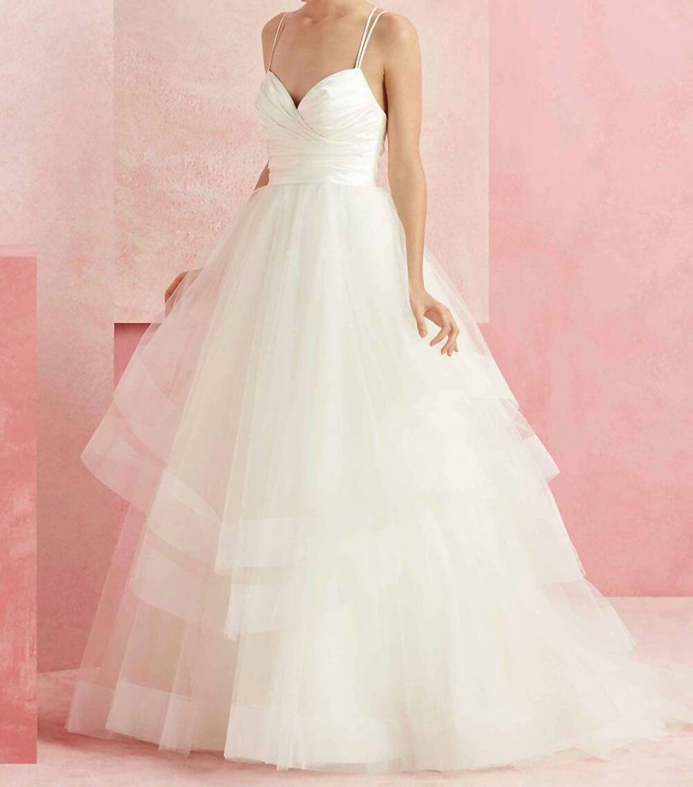 NEW BELOVED sweetheart neck wedding gown in ivory